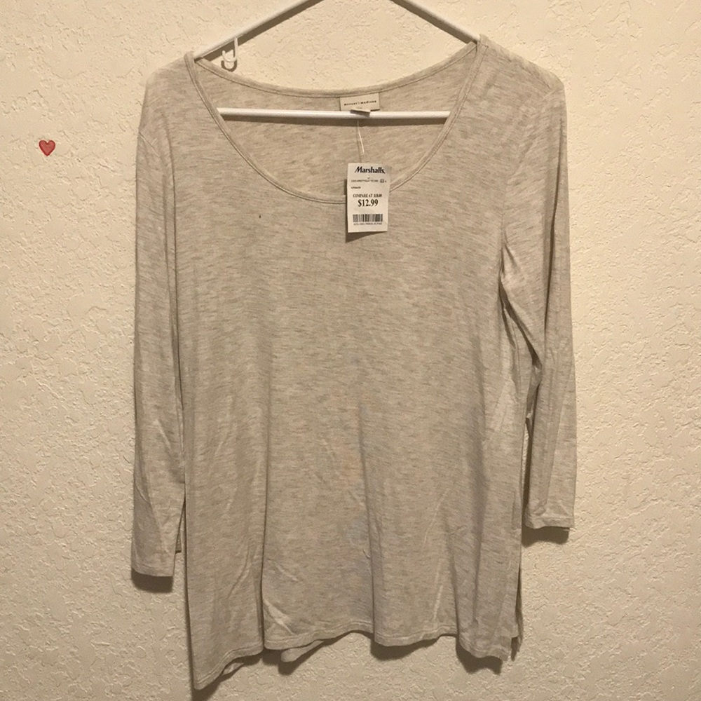 Heather cream long sleeve NWT!